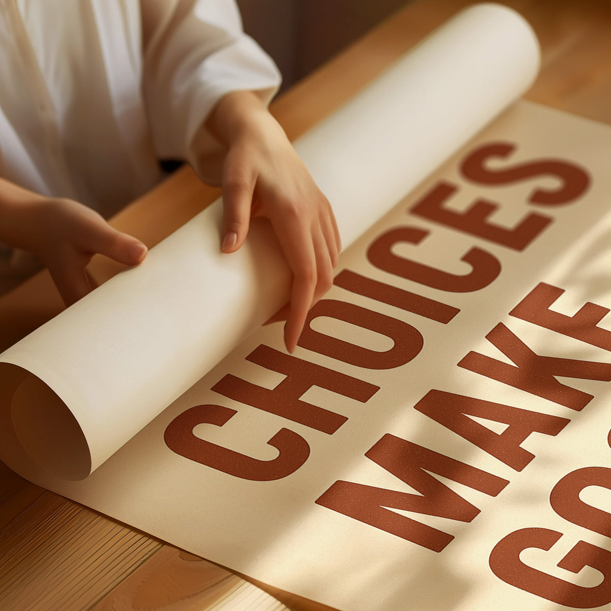 Bad Choices Make Good Stories Print wall art for home decoration and stylish interior design displays.