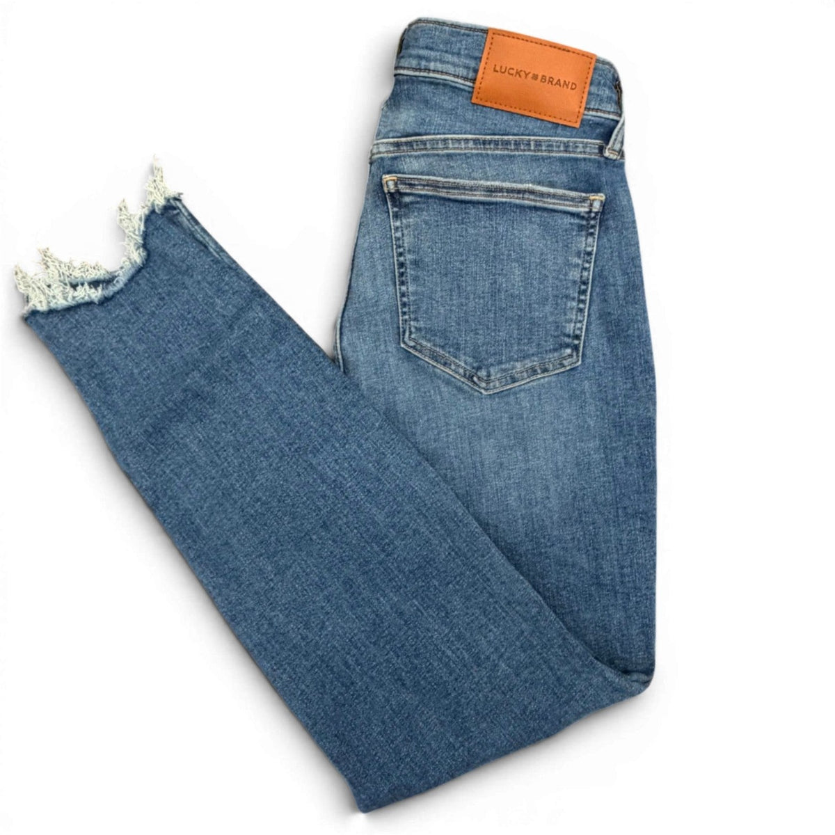 Lucky Brand Ava Mid-Rise Skinny Jeans — Wild Light Wash