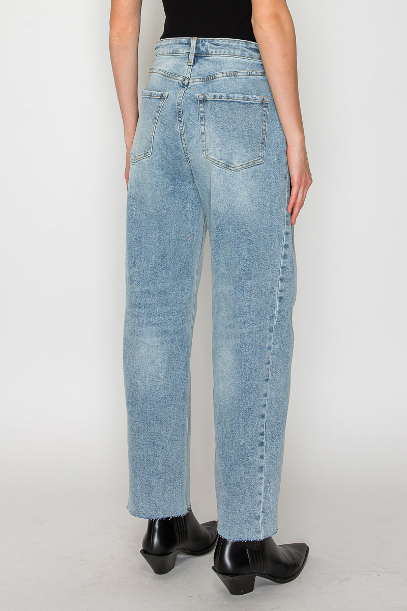 Artemis Vintage |Harlow HIGH WAISTED BARREL JEANS Blue by Artemis