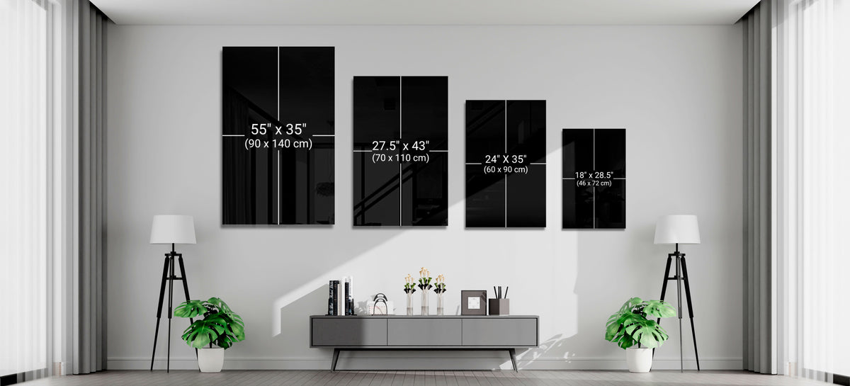 Arte de pared de cristal estilo años 20