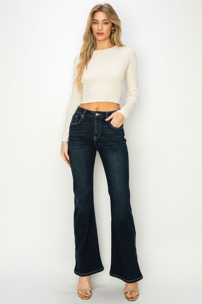 Artemis Vintage High Rise Flare Jeans