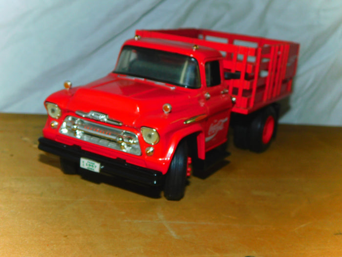 Vintage Coca-Cola ERTL Die-Cast Stake Bed Delivery Truck | Advertising Collectible | Man Cave Decor