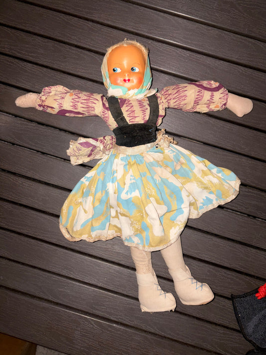 Vintage Polish Sawdust Doll