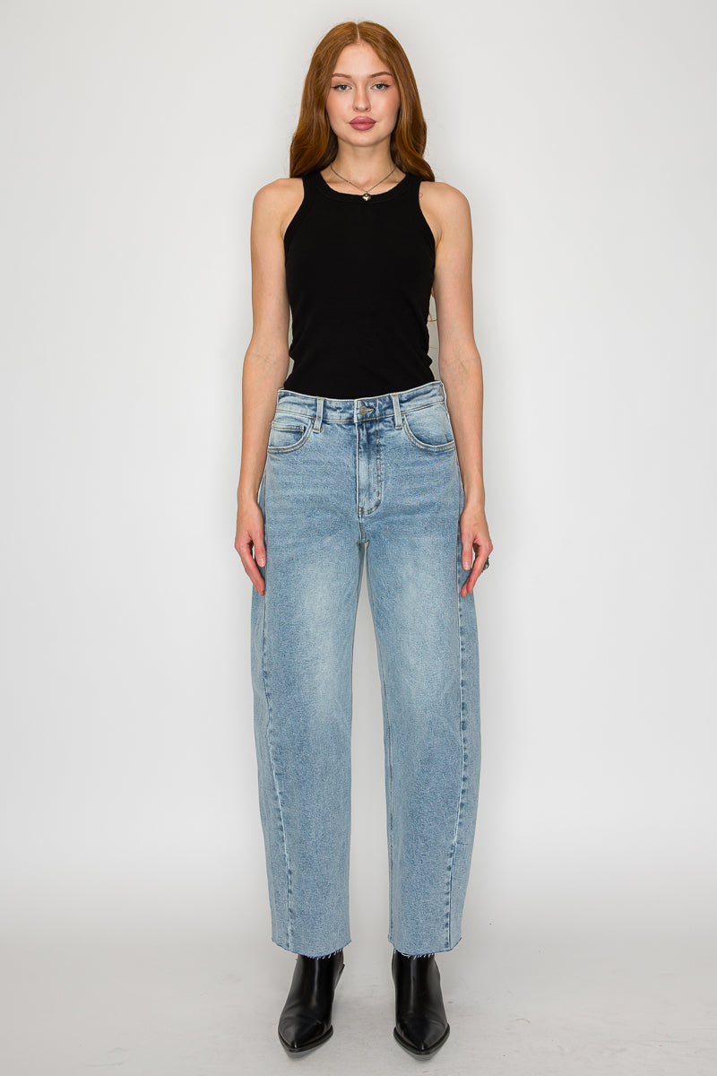 Artemis Vintage |Harlow HIGH WAISTED BARREL JEANS Blue by Artemis