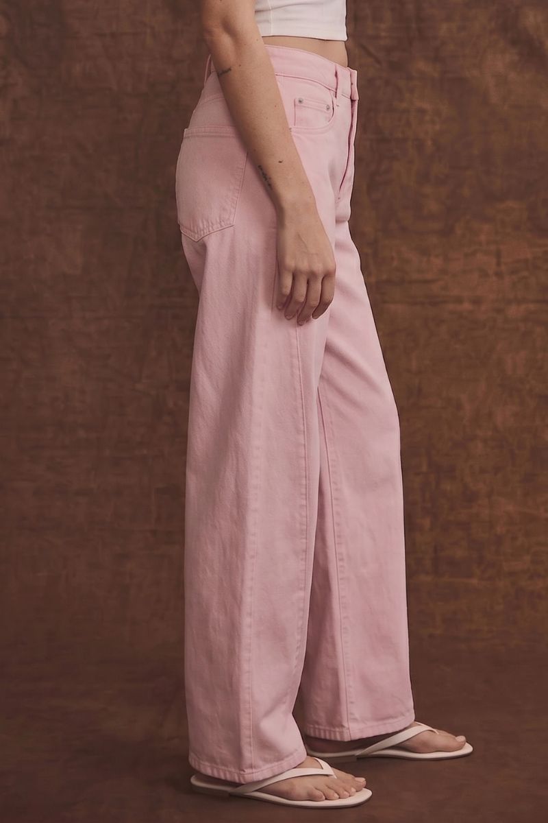 Artemis Vintage Serafina Pink High Rise Barrel Jeans