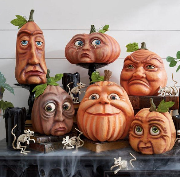 Halloween Pumpkin Party Display Set (6 Pieces)