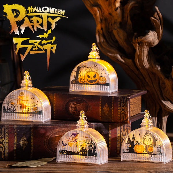 Portable Light-Up Pumpkin Lantern