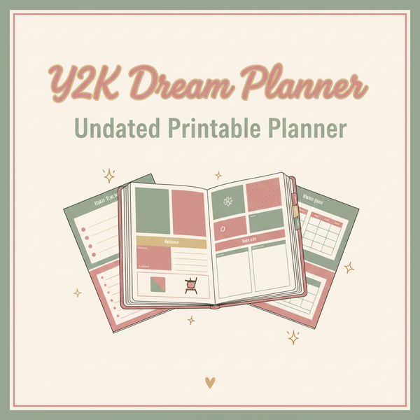 Y2K Dream Planner cover image